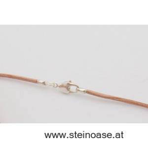 Lederband Braun-Beige 42cm